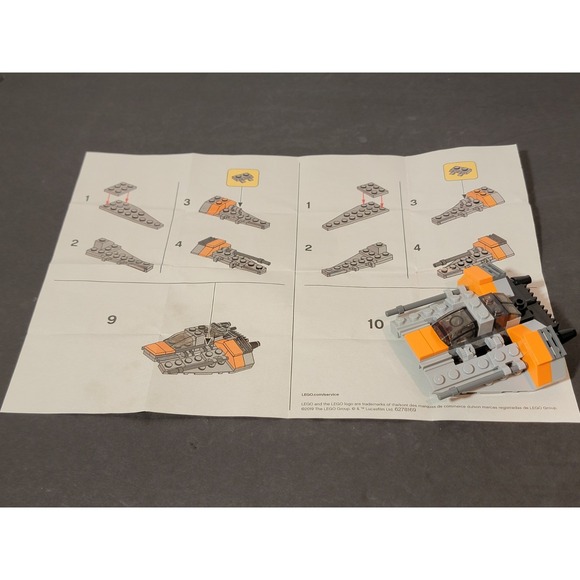 LEGO‎ Star Wars Snowspeeder Set #30384 100% Complete - Picture 5 of 5